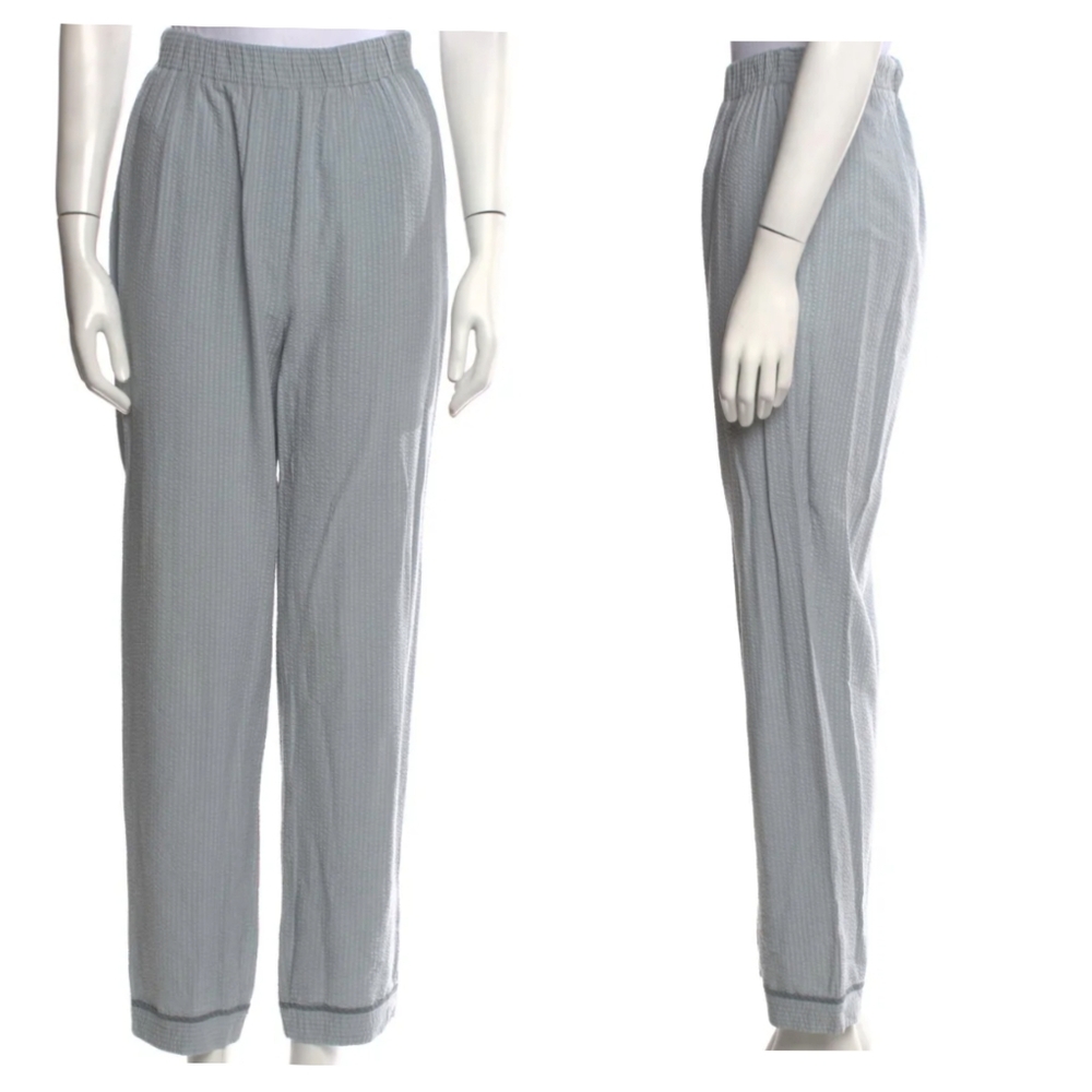 Black Iris Seersucker Lounge Joggers XS
